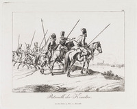 KG 01502
<br/>
Patrouille van Kosakken
<br/>
<em>Klein, Johann Adam (1792-1875)</em>